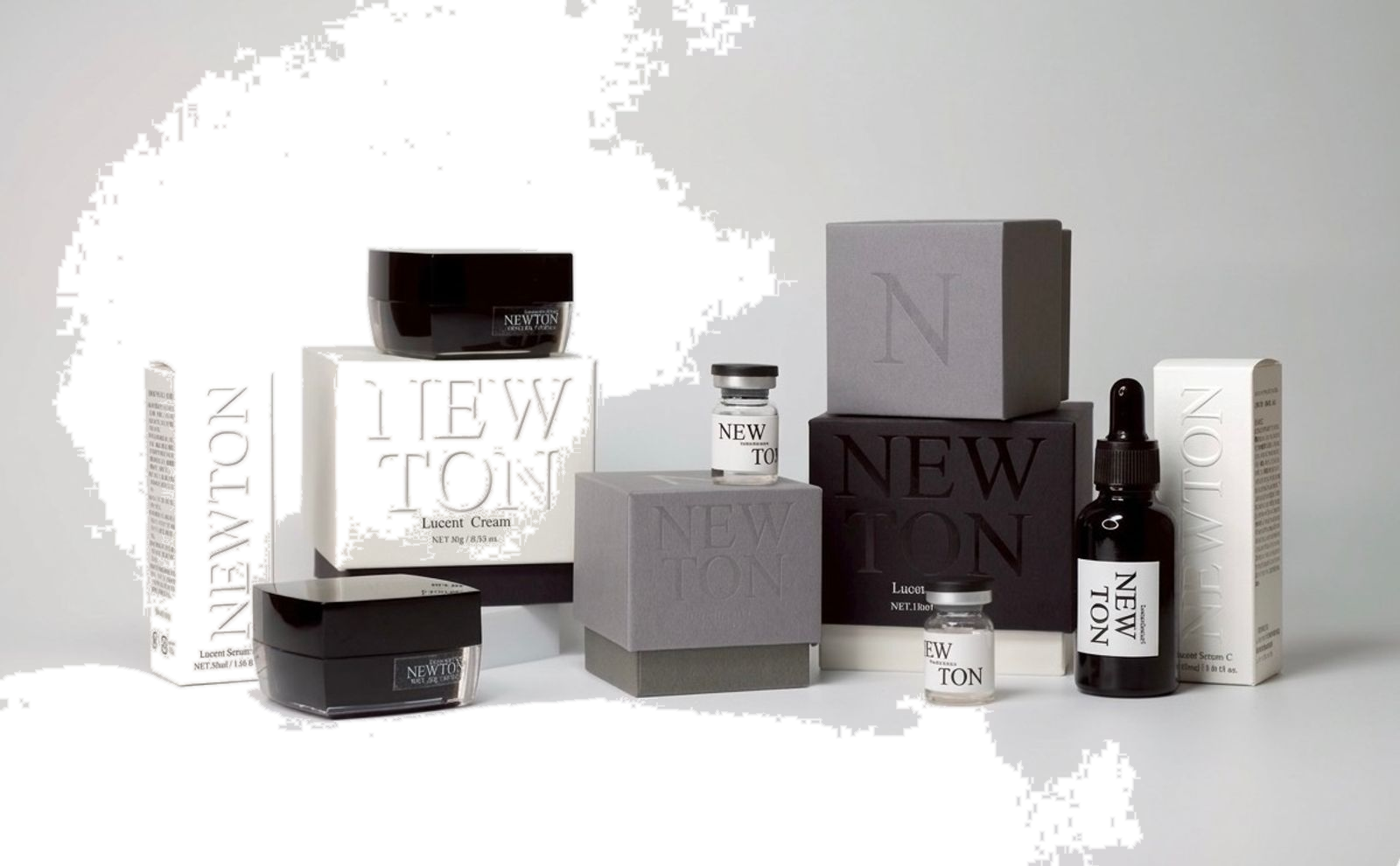 NEWTON 製品ラインナップ集合 ─ Lucent Cream・Lucent Essence・Home Ampoule・Serum-C